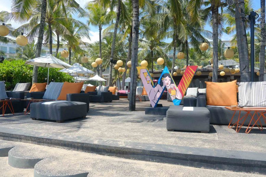 W Bali Resort's beach club