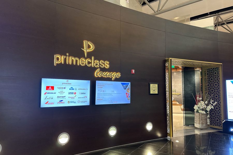 Primeclass lounge entrance