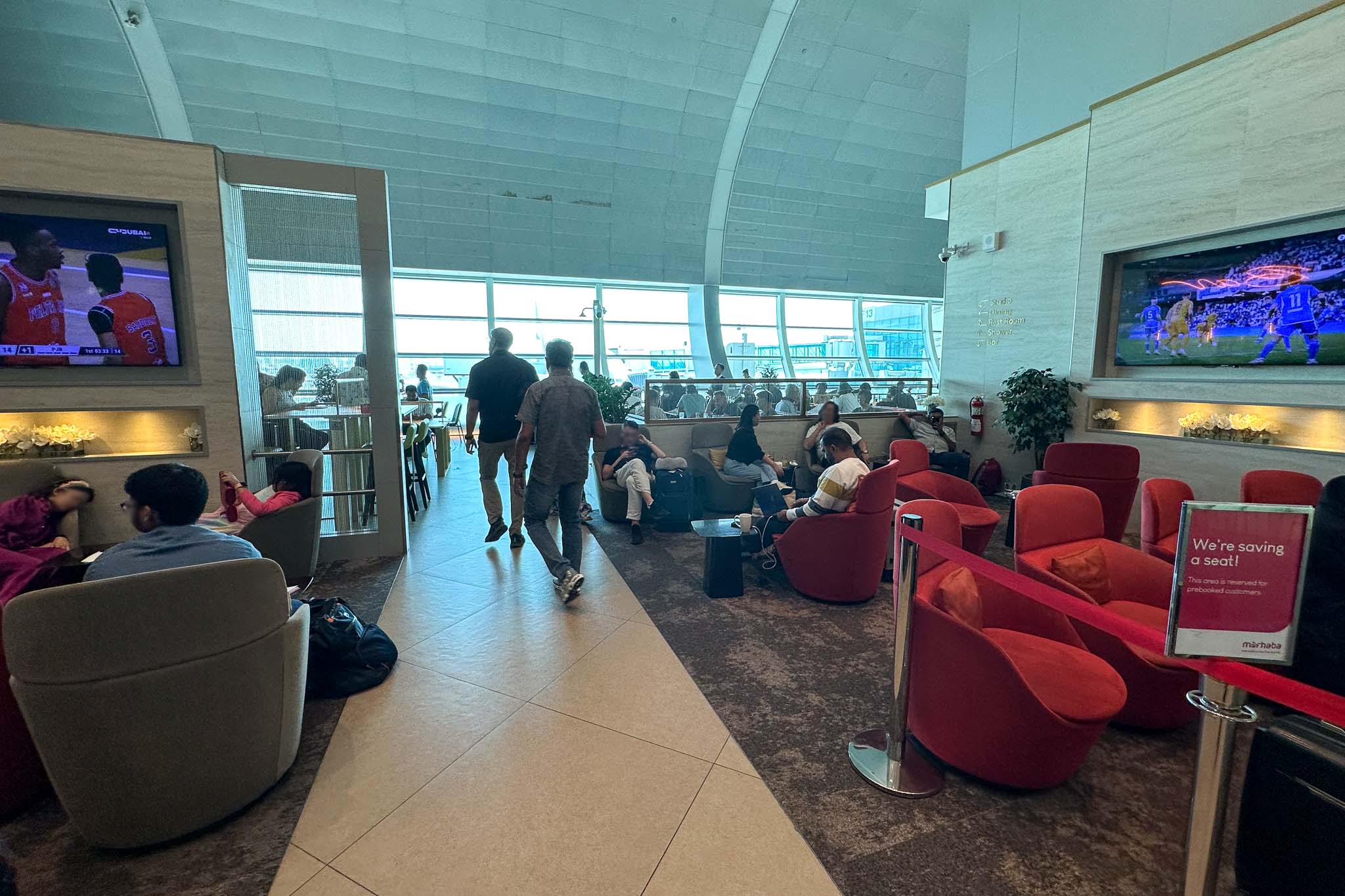 Magaba Longe Review: Dubai Marhaba Lounge Terminal 1 Concourse C
