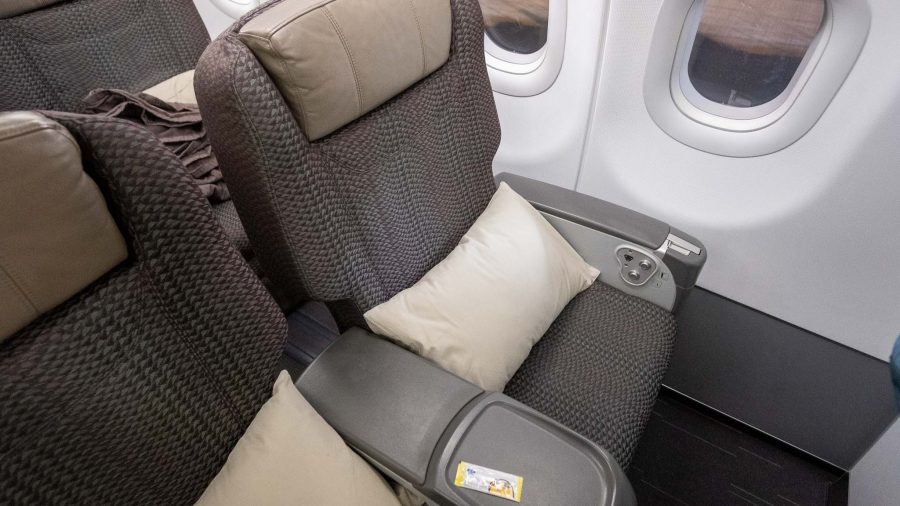 EVA Air A321 Business Class seat