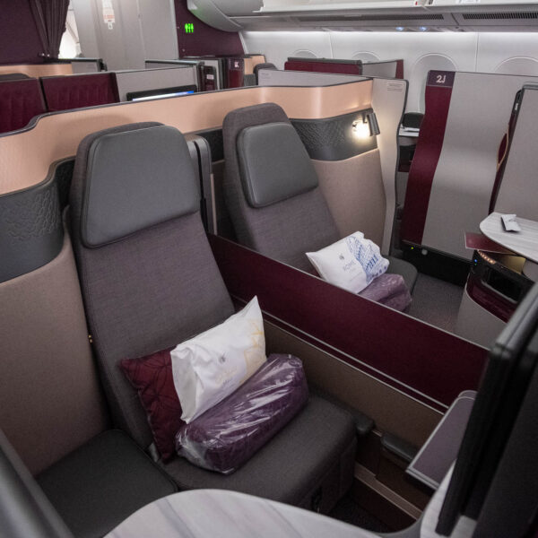 Qatar Airways QSuite seats
