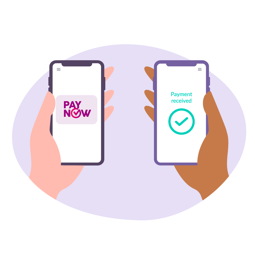 CardUp payment screen showing PayNow as the selected payment method
